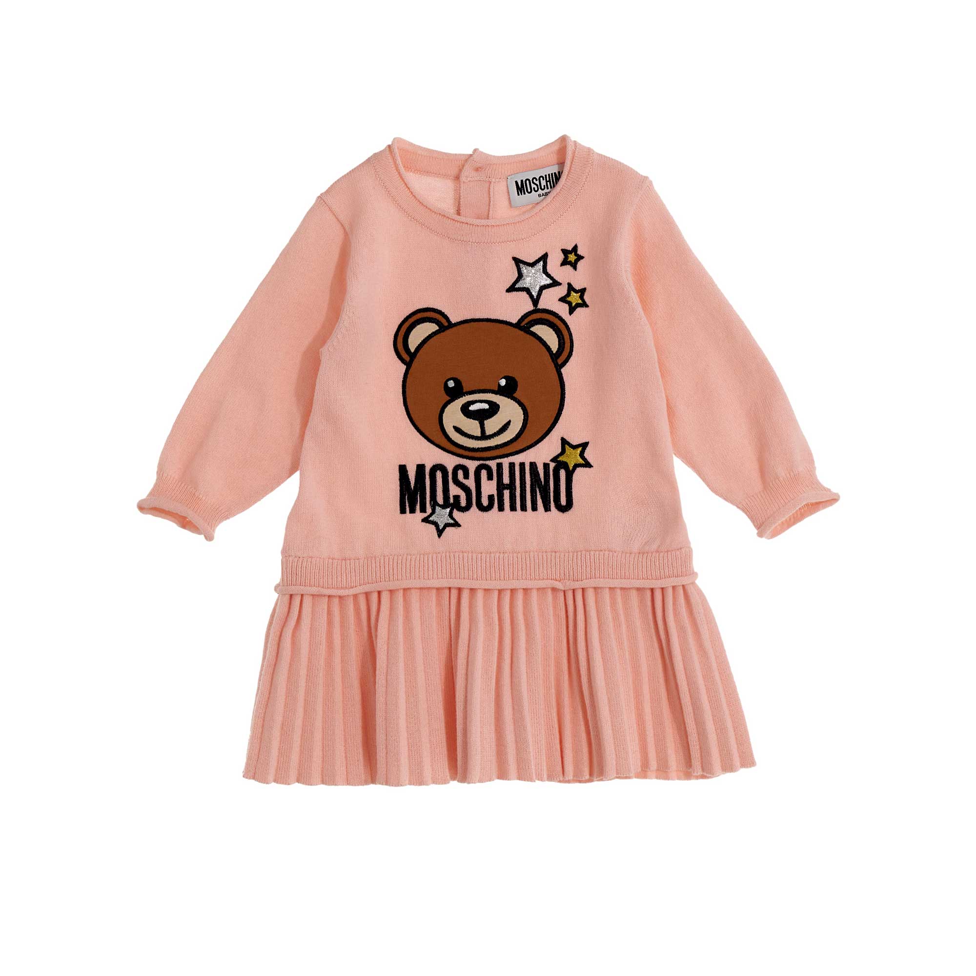 Baby Girls Pink Logo Dress