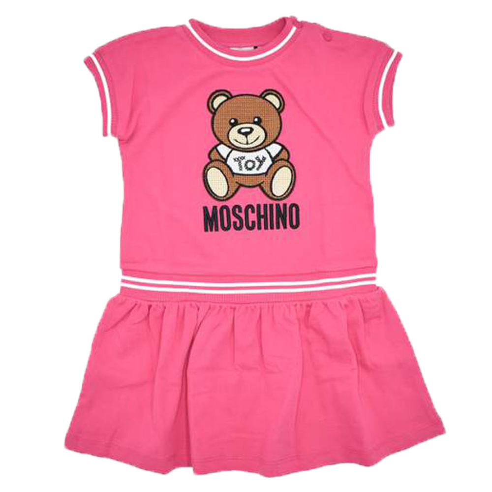 Baby Girls Pink Cotton Dress