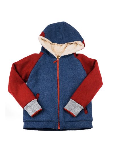 Boys Blue & Red Coat