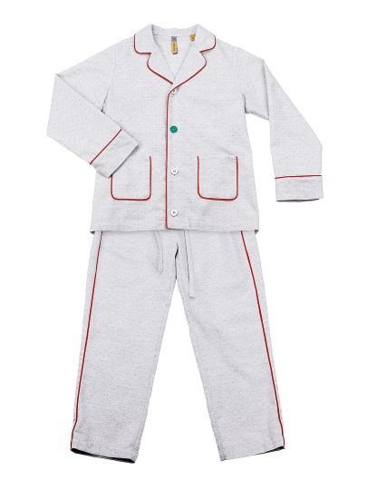 Boys & Girls Light Grey Pajama Sets