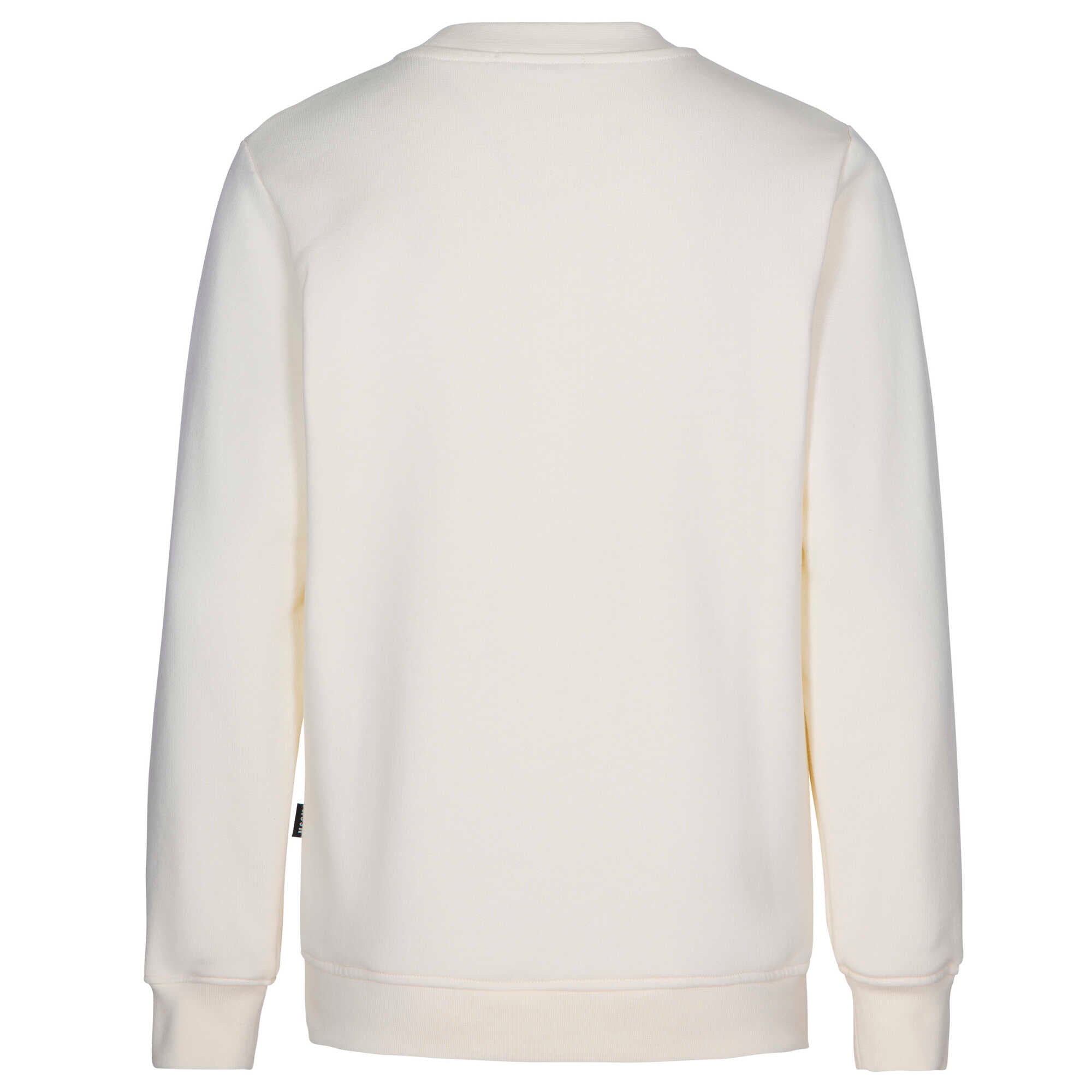 Boys & Girls White Logo Cotton Sweatshirt