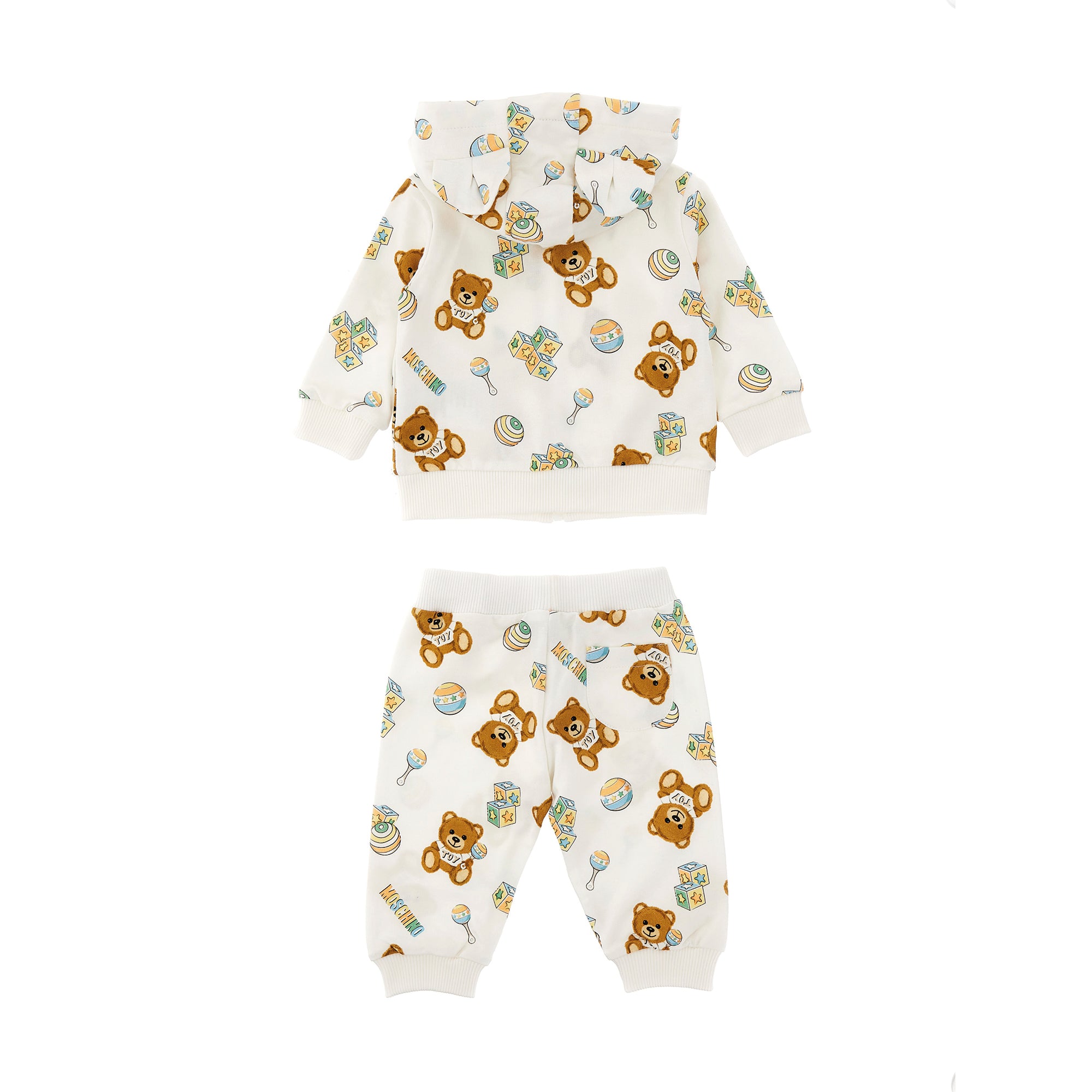 Baby Boys & Girls White Toy Cotton Set