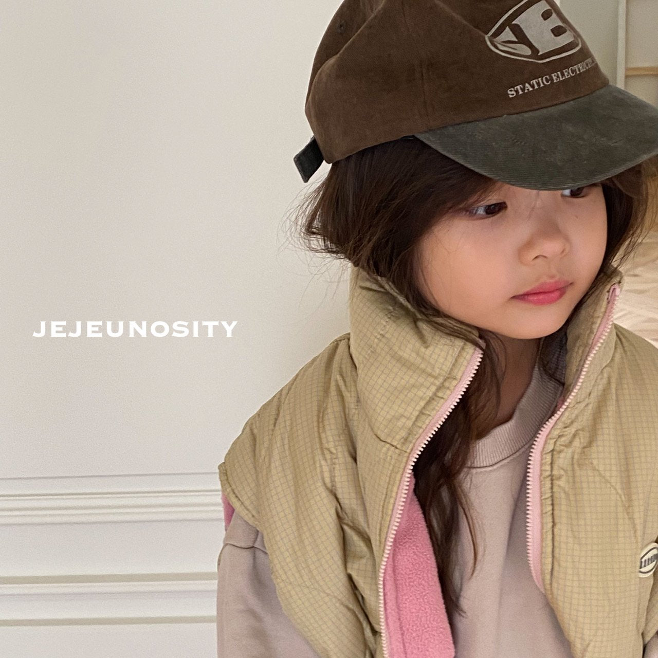 Boys & Girls Brown Logo Cap