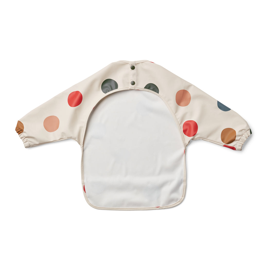 Baby Boys & Girls Multicolor Dots Cape Bib
