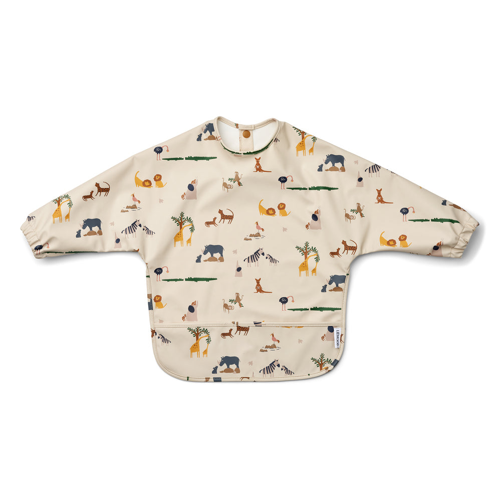 Baby Boys & Girls Sandy Printed Cape Bib
