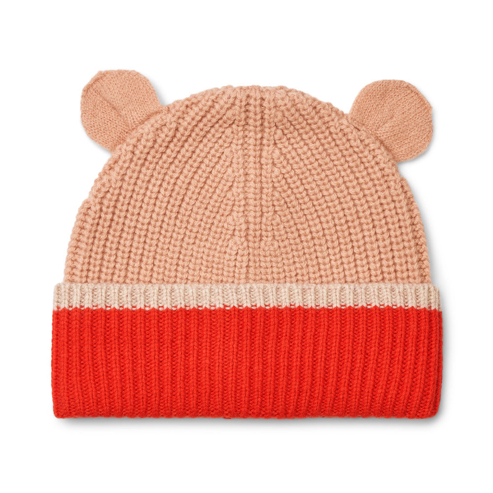 Girls Pink Wool Knit Hat