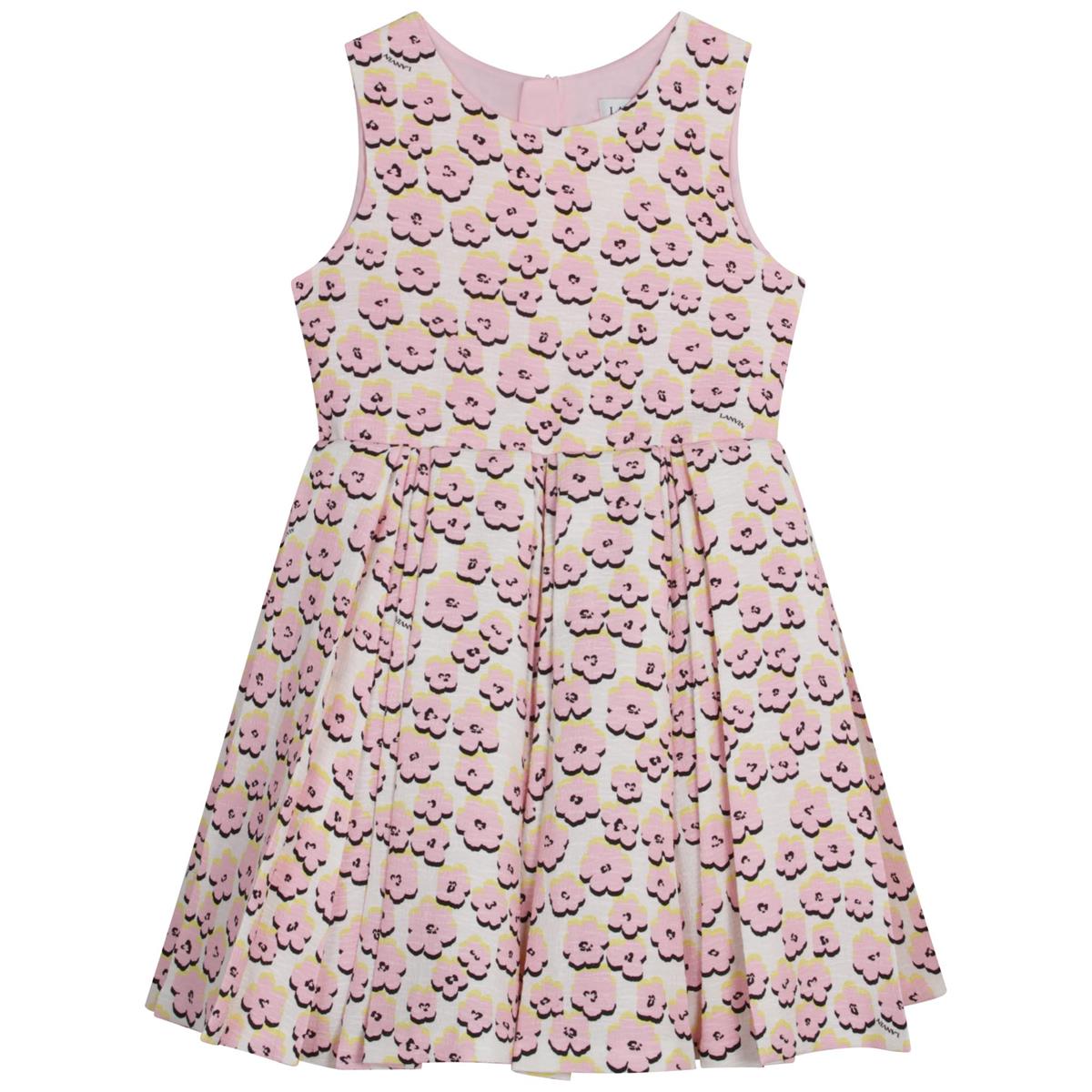 Girls Light Pink Floral Dress