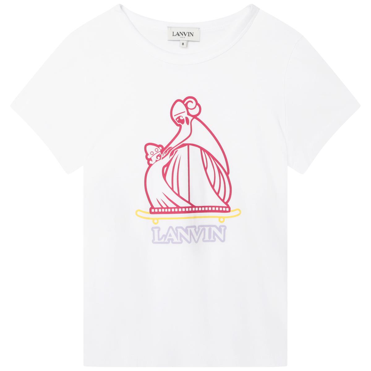 Girls White Logo T-Shirt