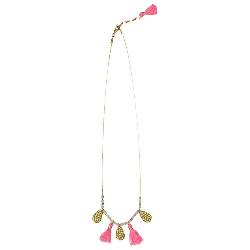 Girls Pink "Jaen" Necklace
