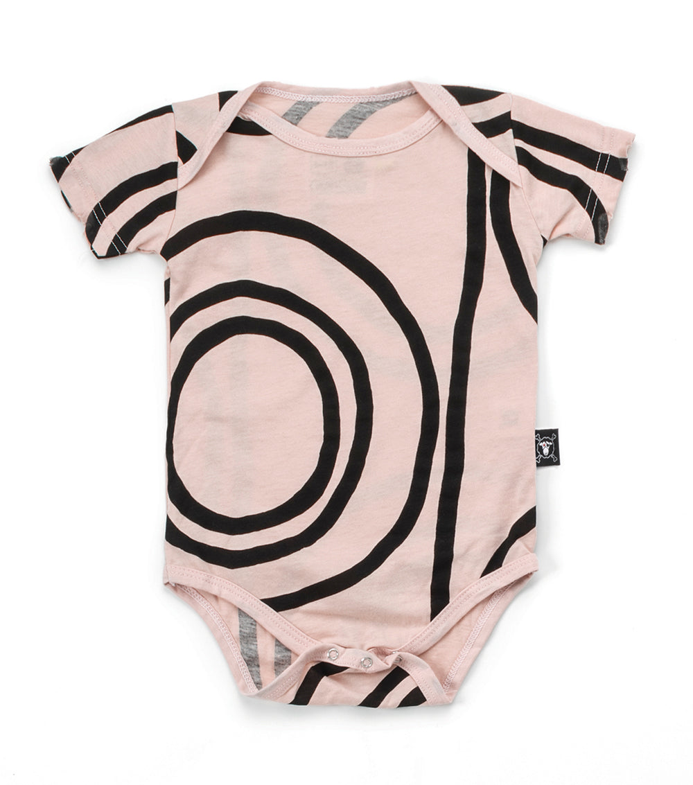 Baby Girls Pink Cotton Babysuits