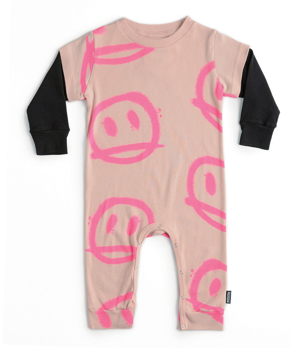 Baby Girls Pink Playsuit