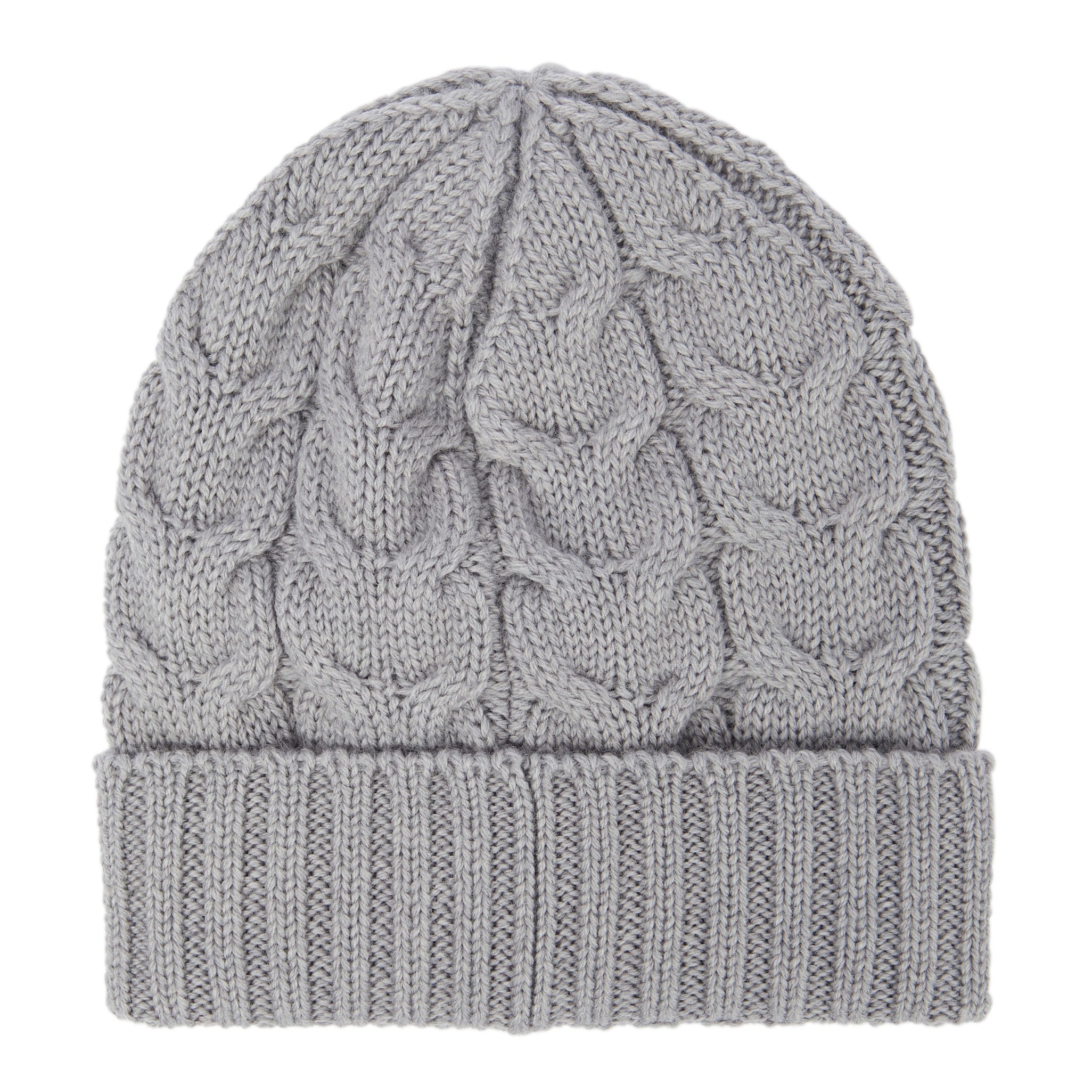 Boys Grey Logo Wool Hat