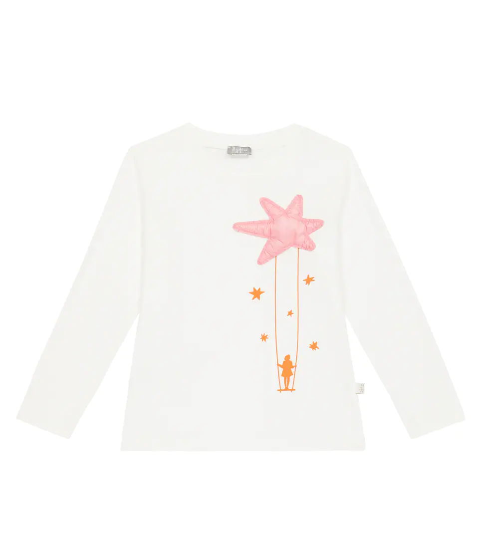 Boys & Girls White Cotton T-Shirt