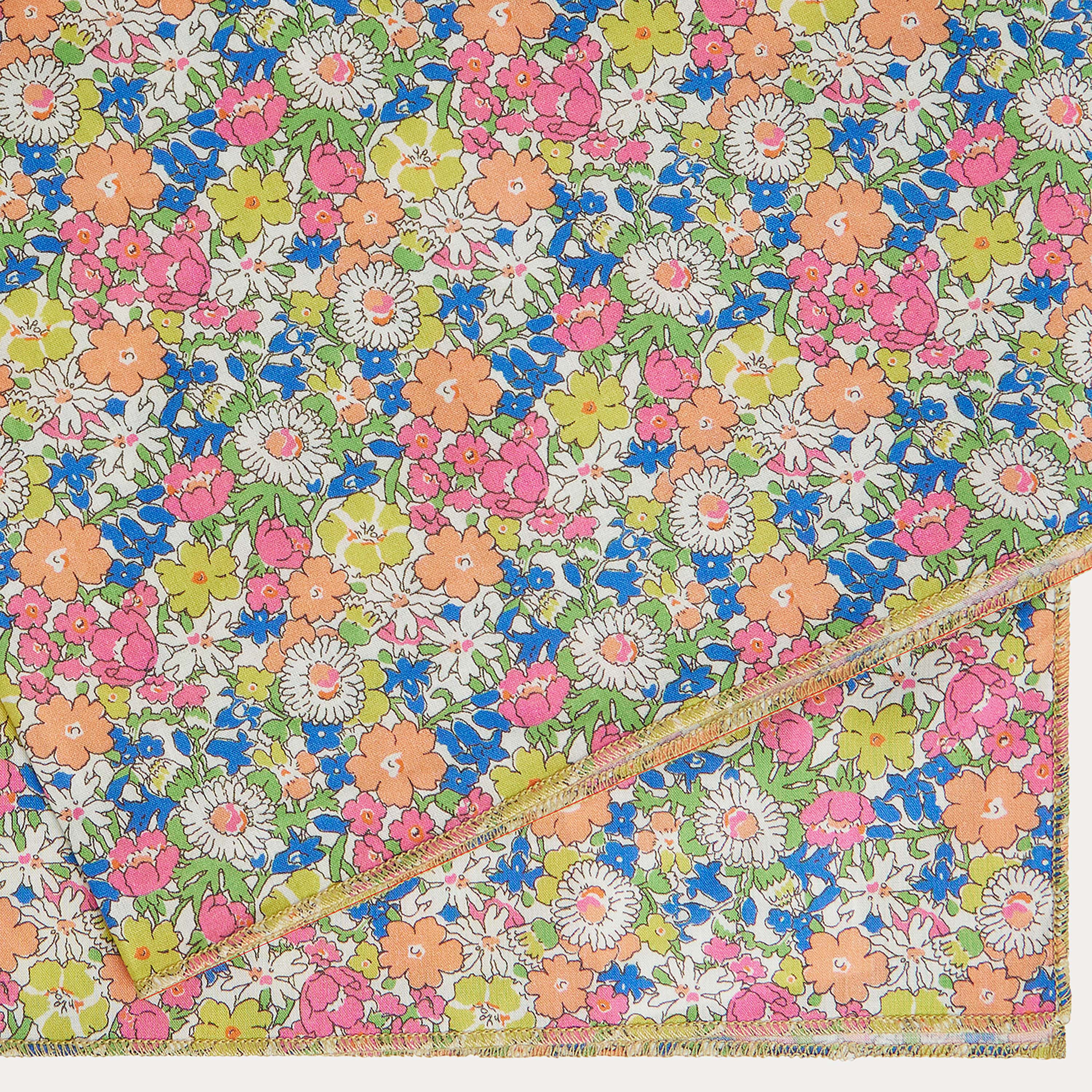 Girls Multicolor Floral Scarf