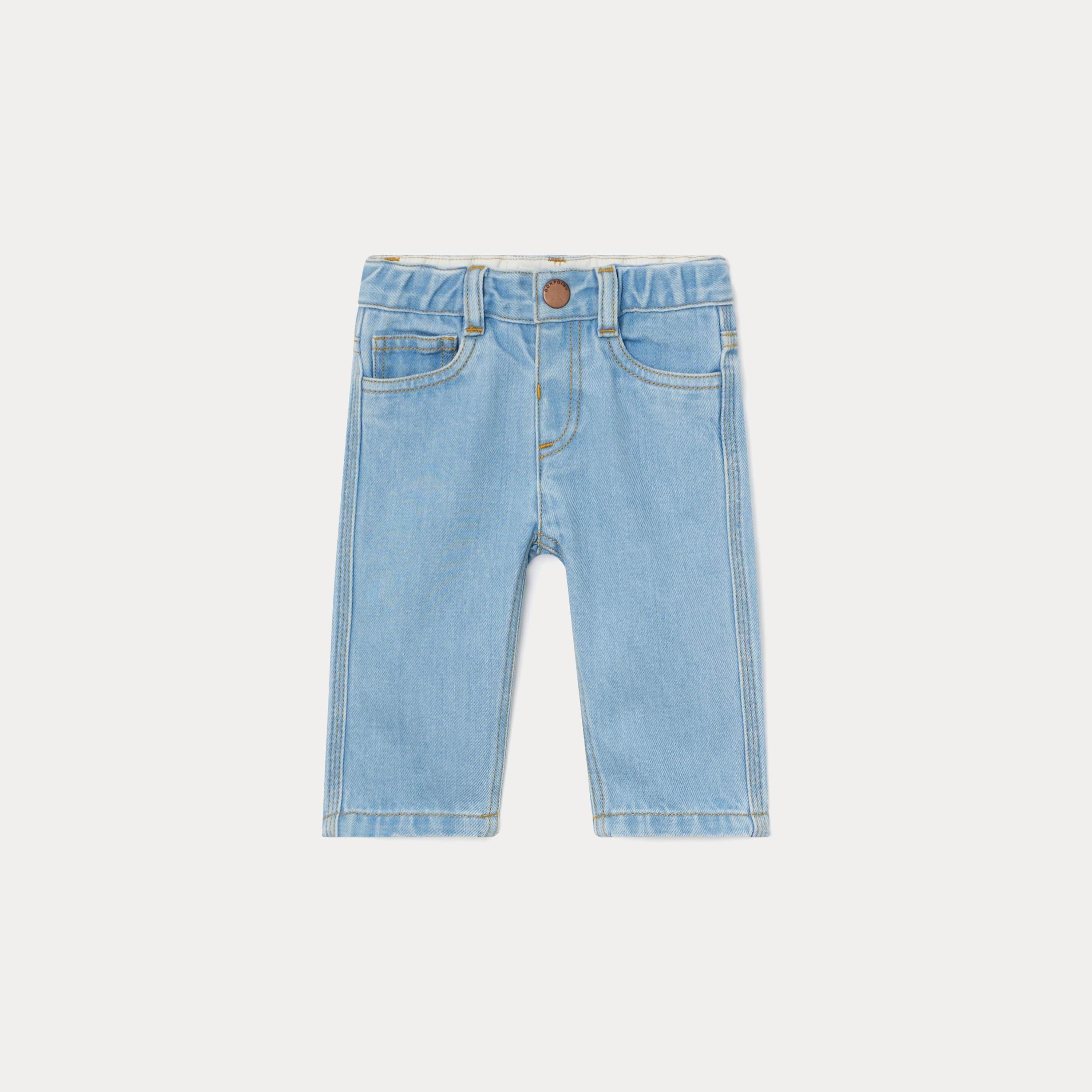 Baby Boys & Girls Blue Denim Trousers