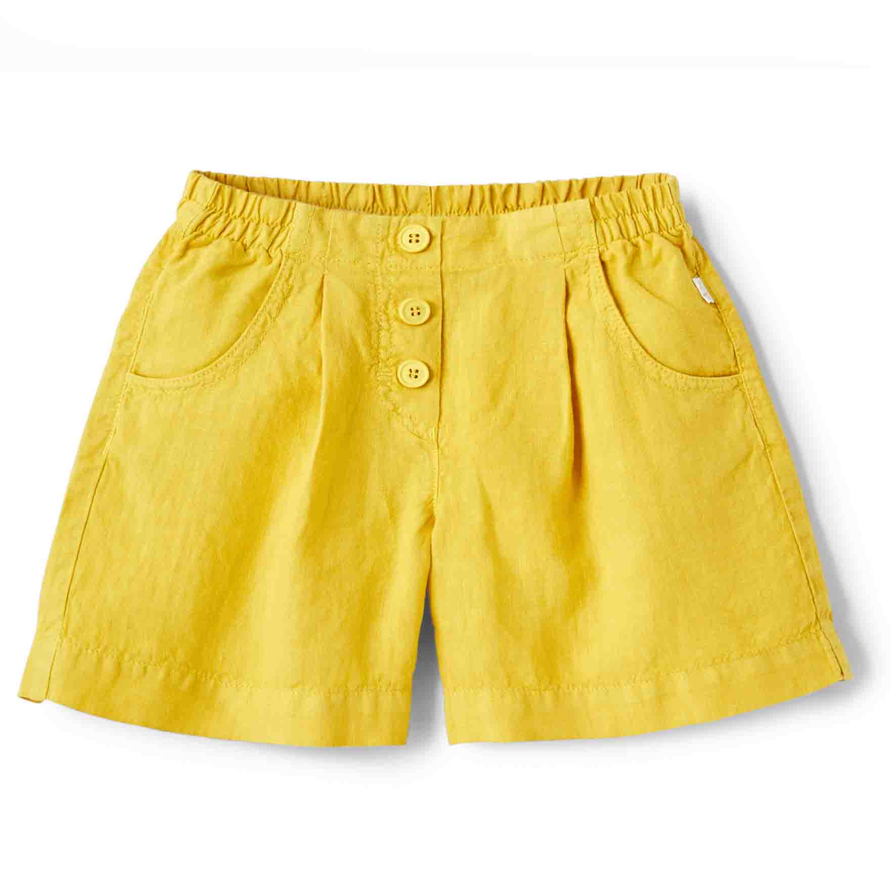 Girls Yellow Shorts