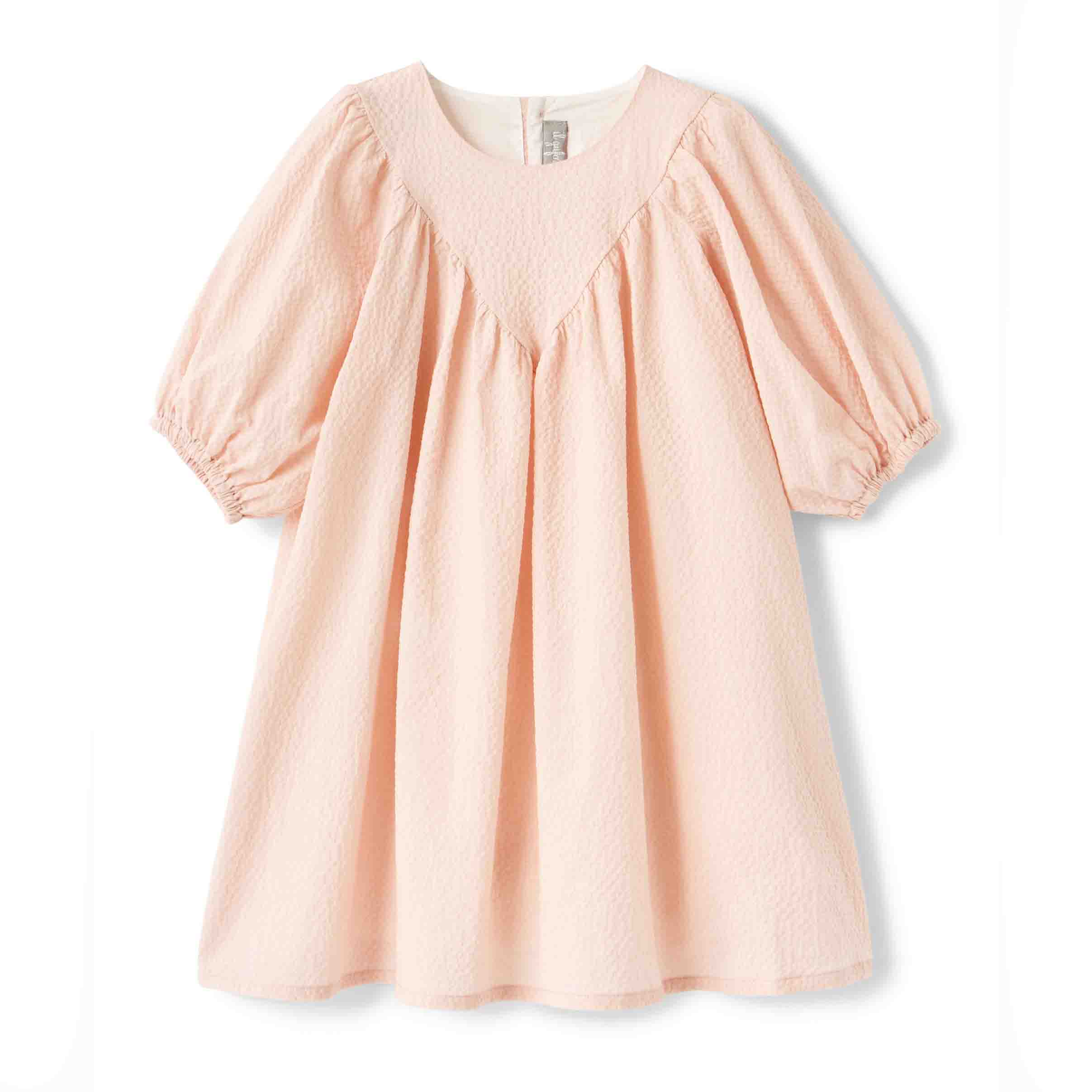 Girls Pink Cotton Dress