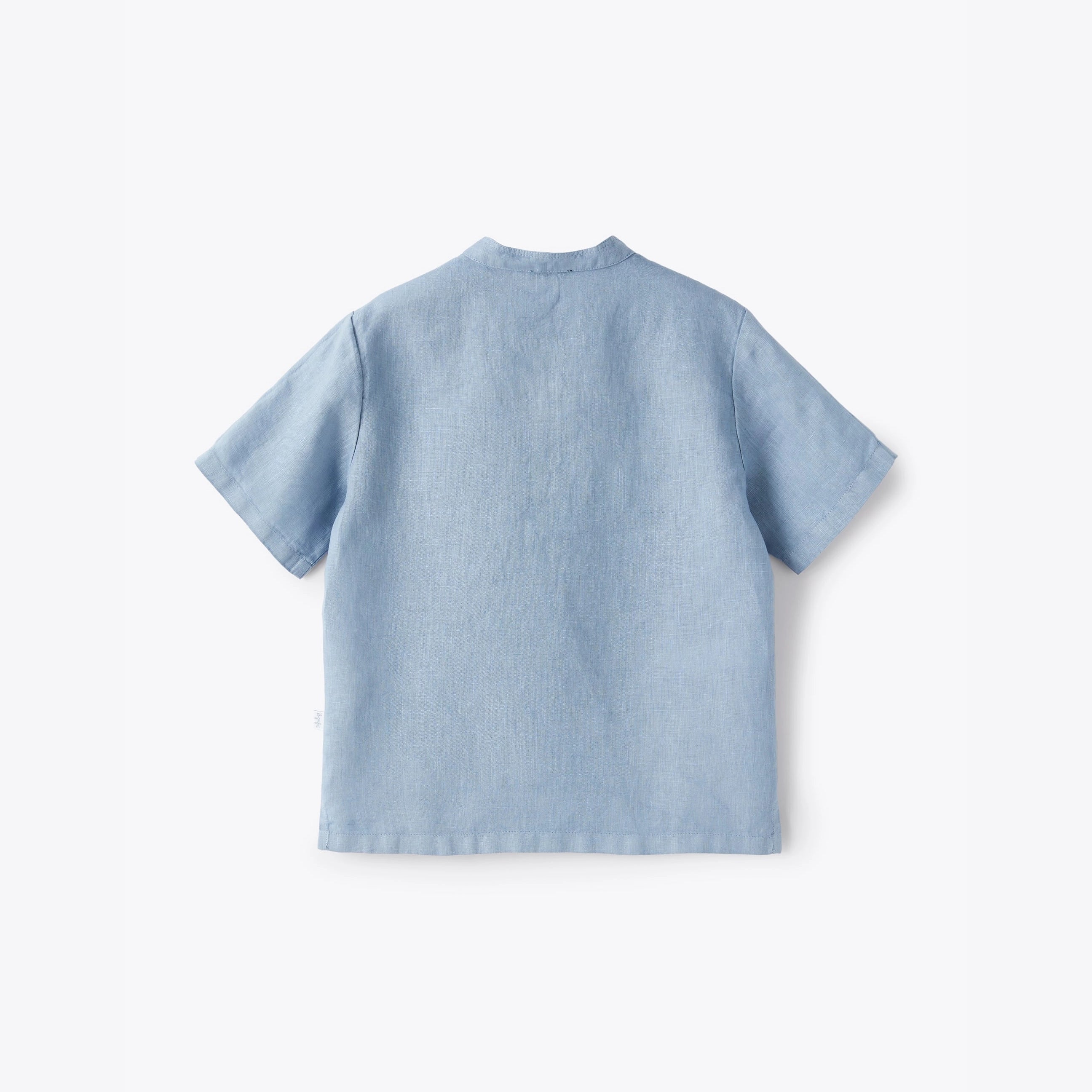 Boys Blue Linen Shirt