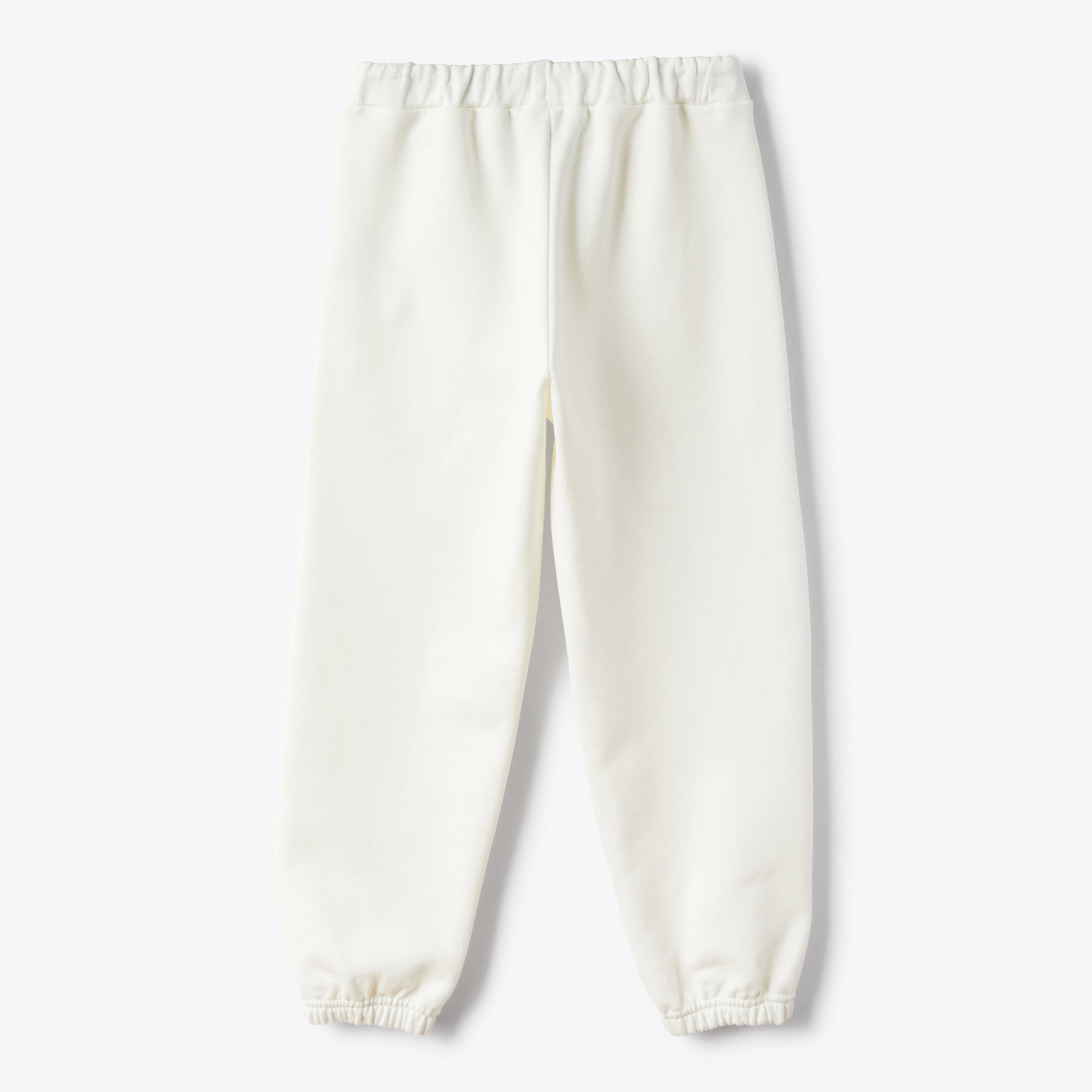 Boys & Girls White "IG" Cotton Trousers