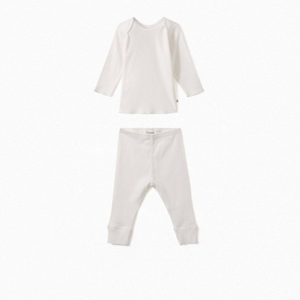 Baby Boys & Girls White Cotton Set