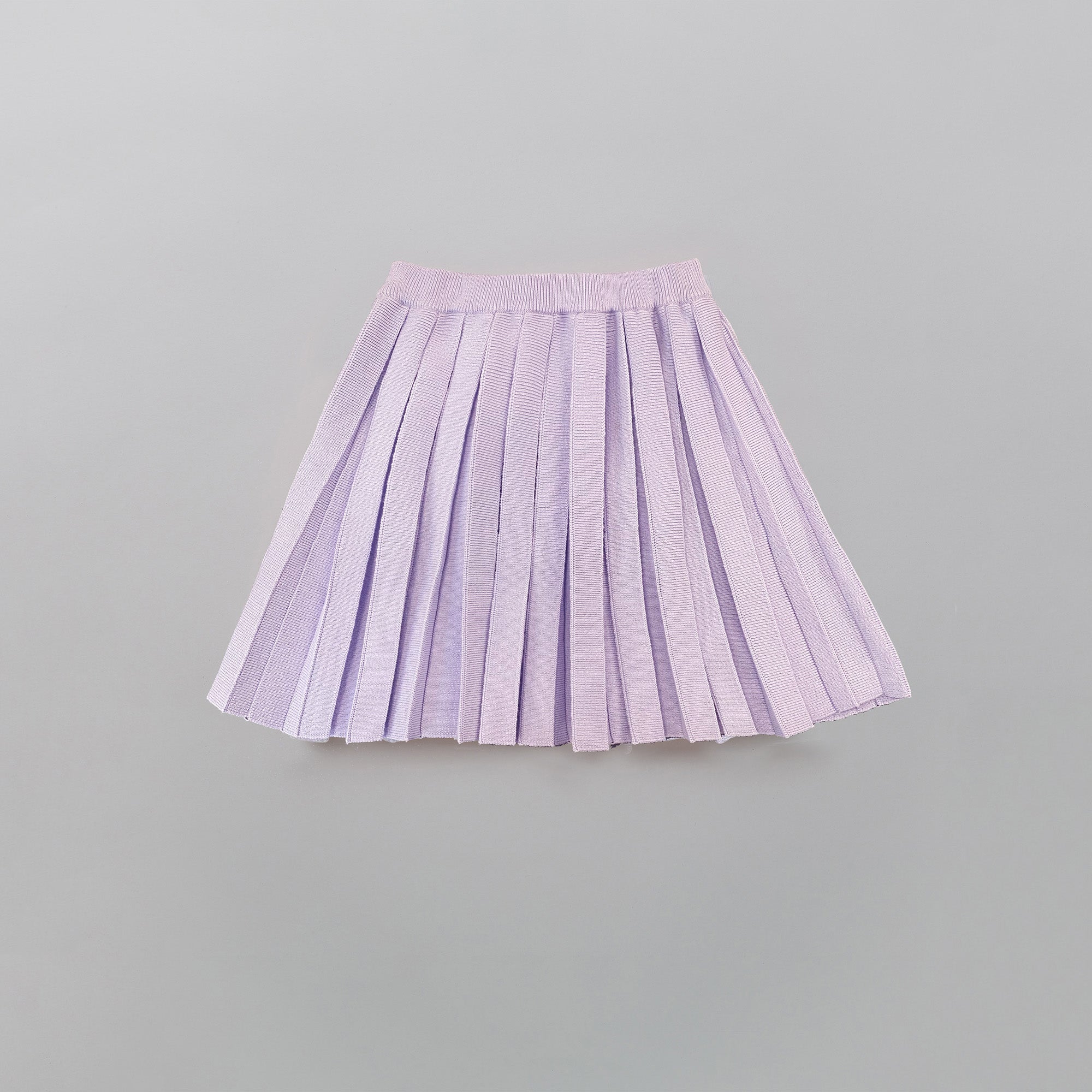 Girls Purple Pleated Skirt