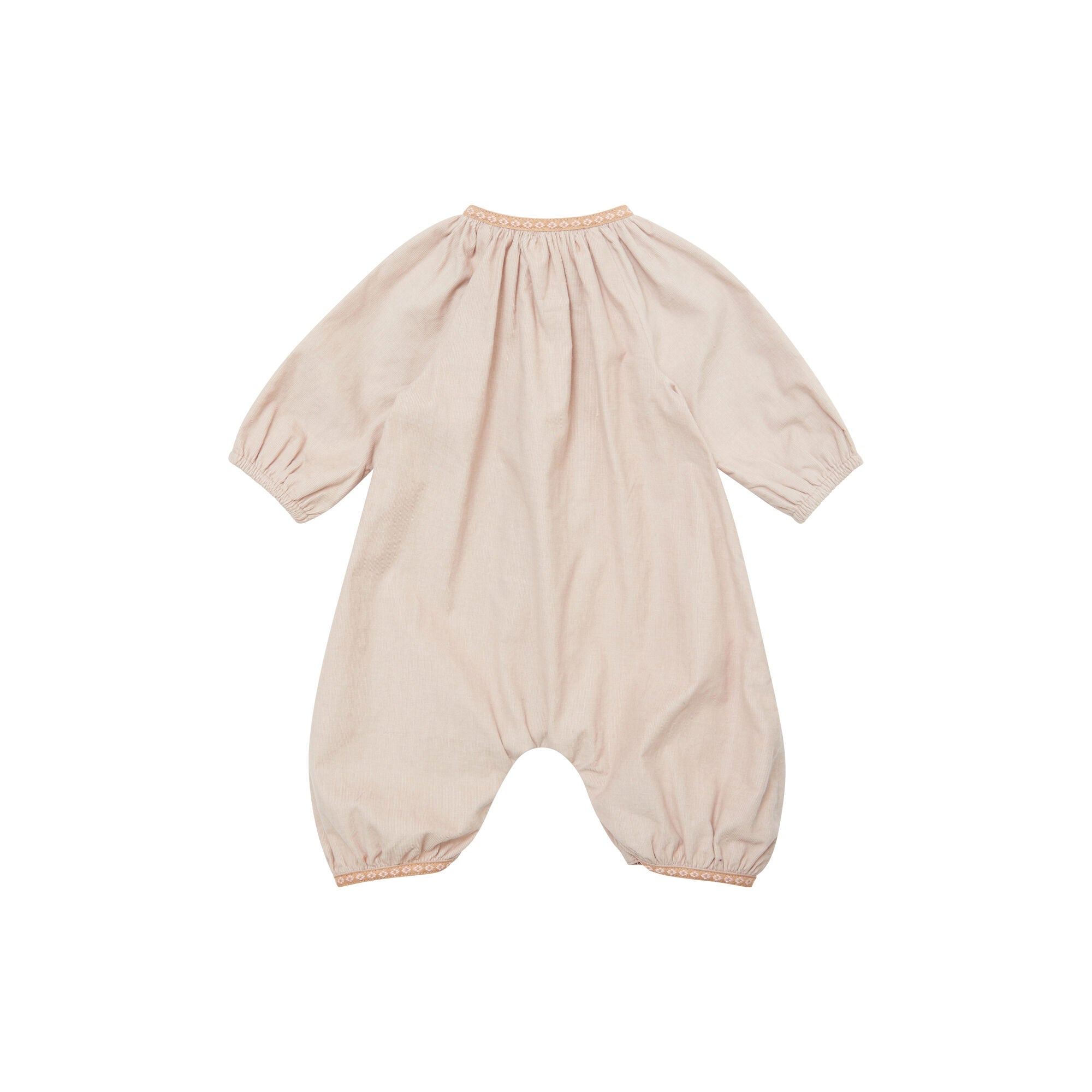 Baby Boys & Girls Pale Pink Cotton Babysuit