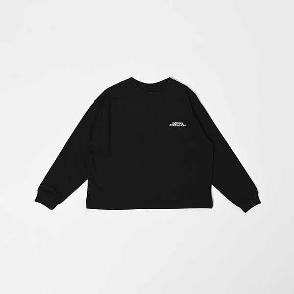 Boys & Girls Black Cotton T-Shirt