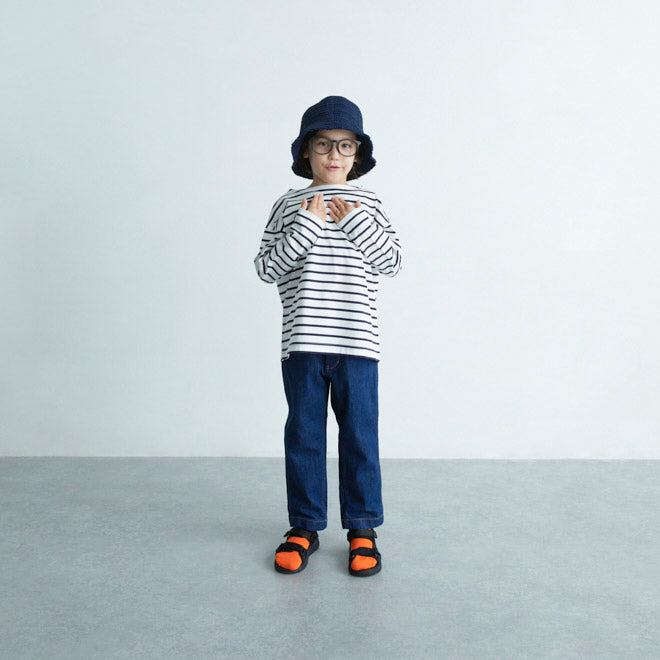 Boys & Girls Black Stripes Cotton T-Shirt