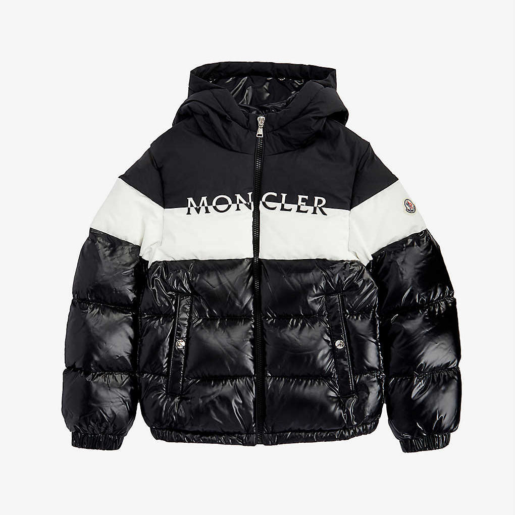 Boys Black "LAOTARI" Padded Down Jacket