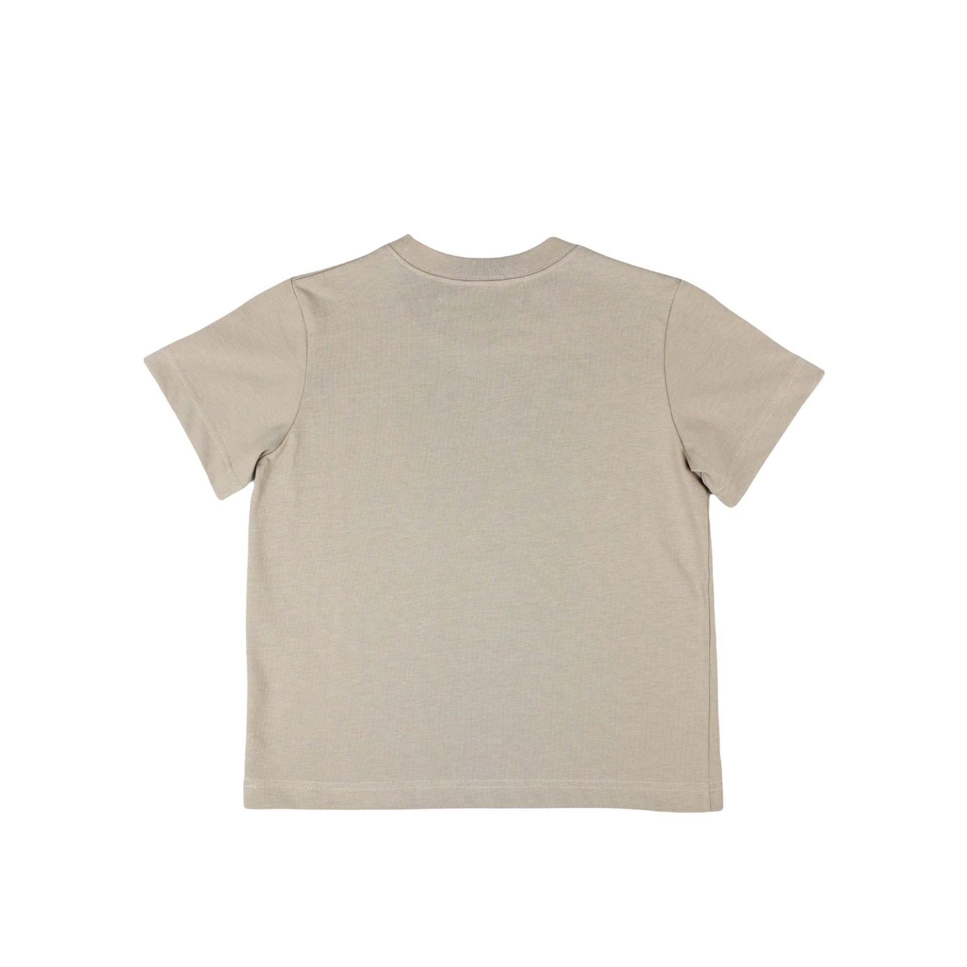 Boys & Girls Beige Logo Cotton T-Shirt