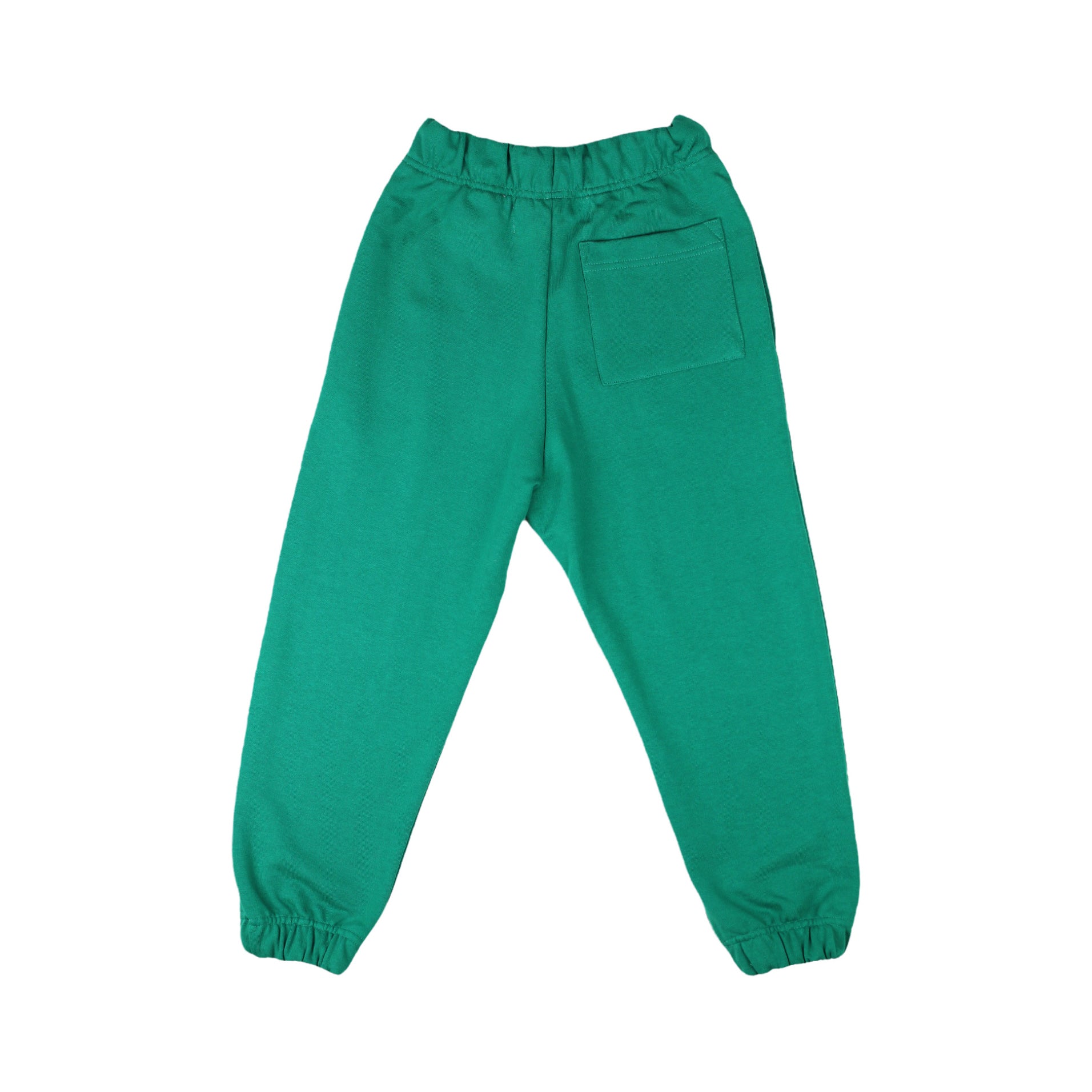 Boys & Girls Green Cotton Trousers
