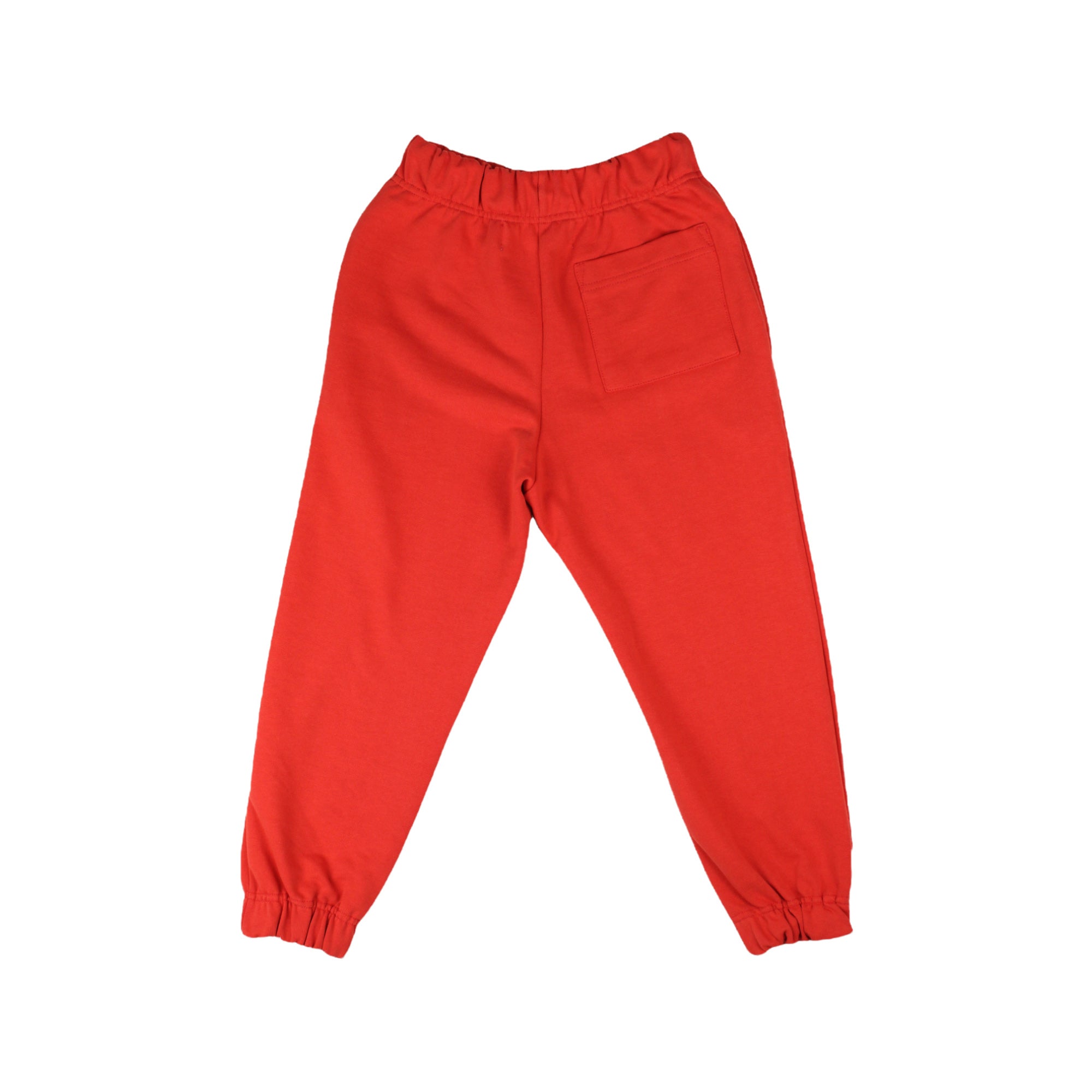 Boys & Girls Red Cotton Trousers