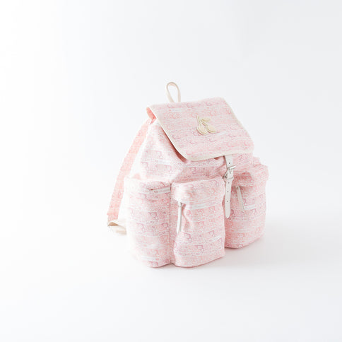 Girls Pink Logo Backpack - Main Image