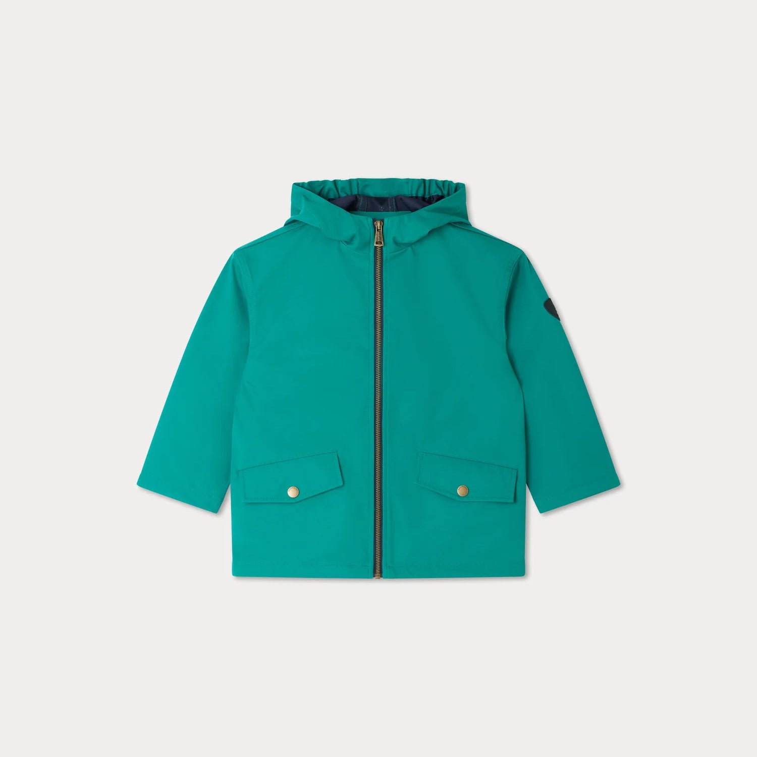 Boys Green Hooded Jacket