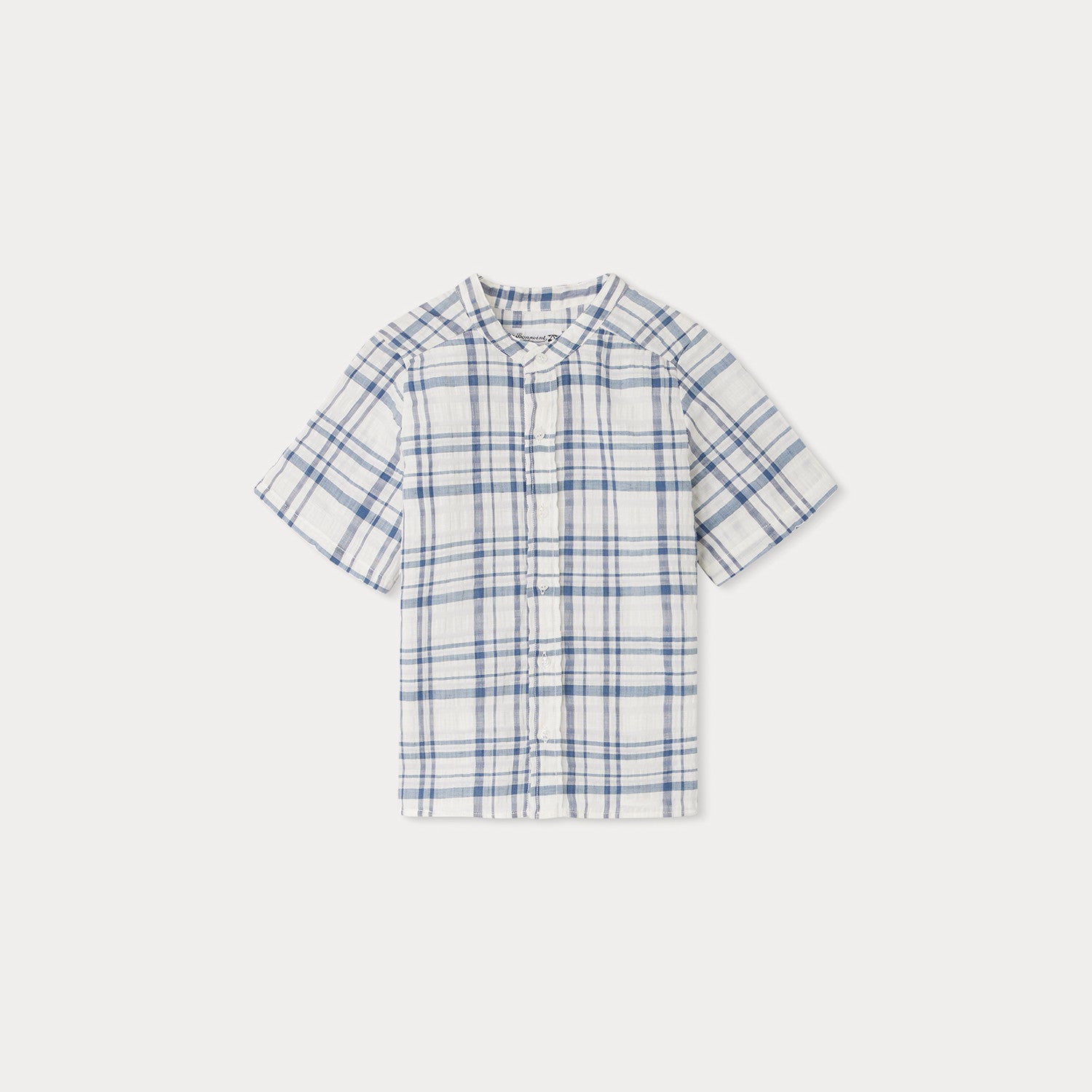 Boys Blue Check Shirt