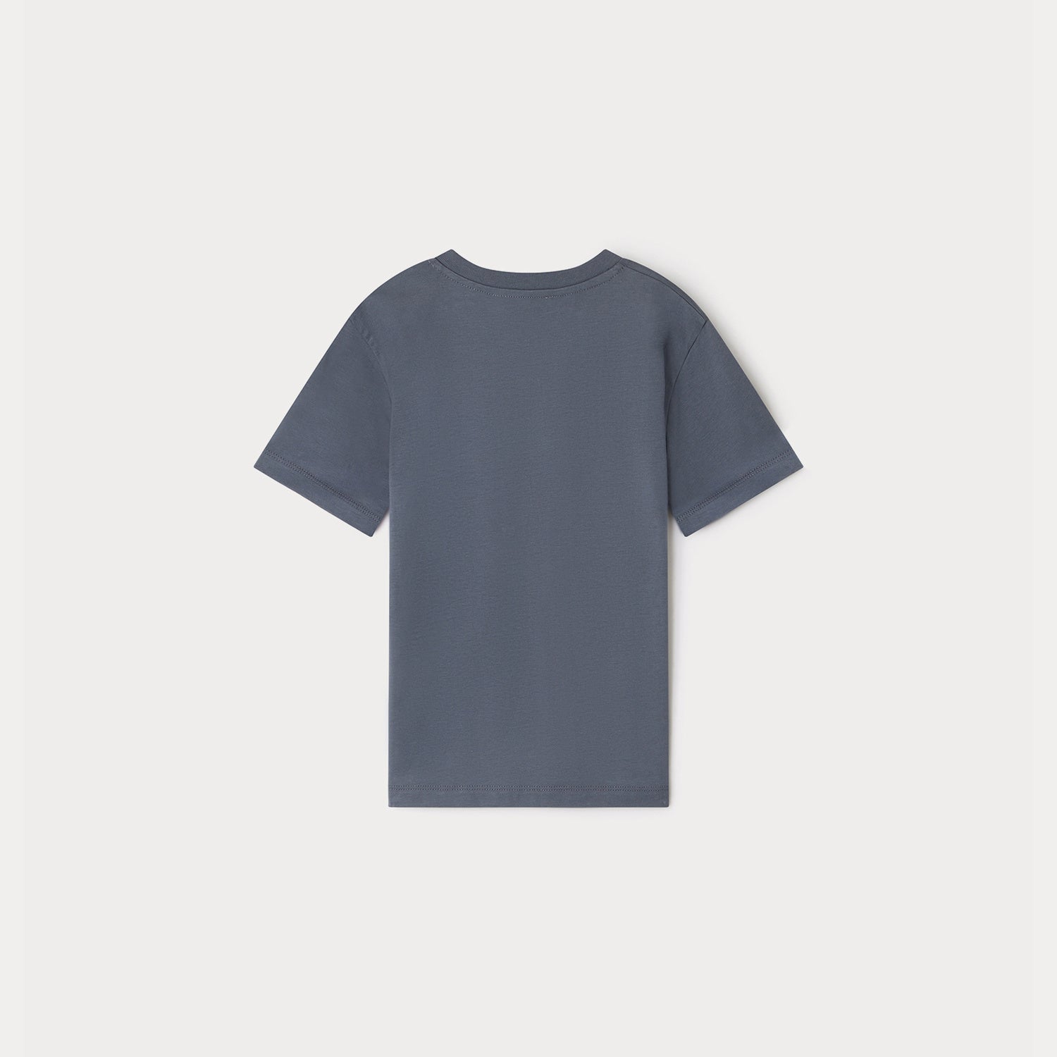 Boys Blue Logo Cotton T-Shirt