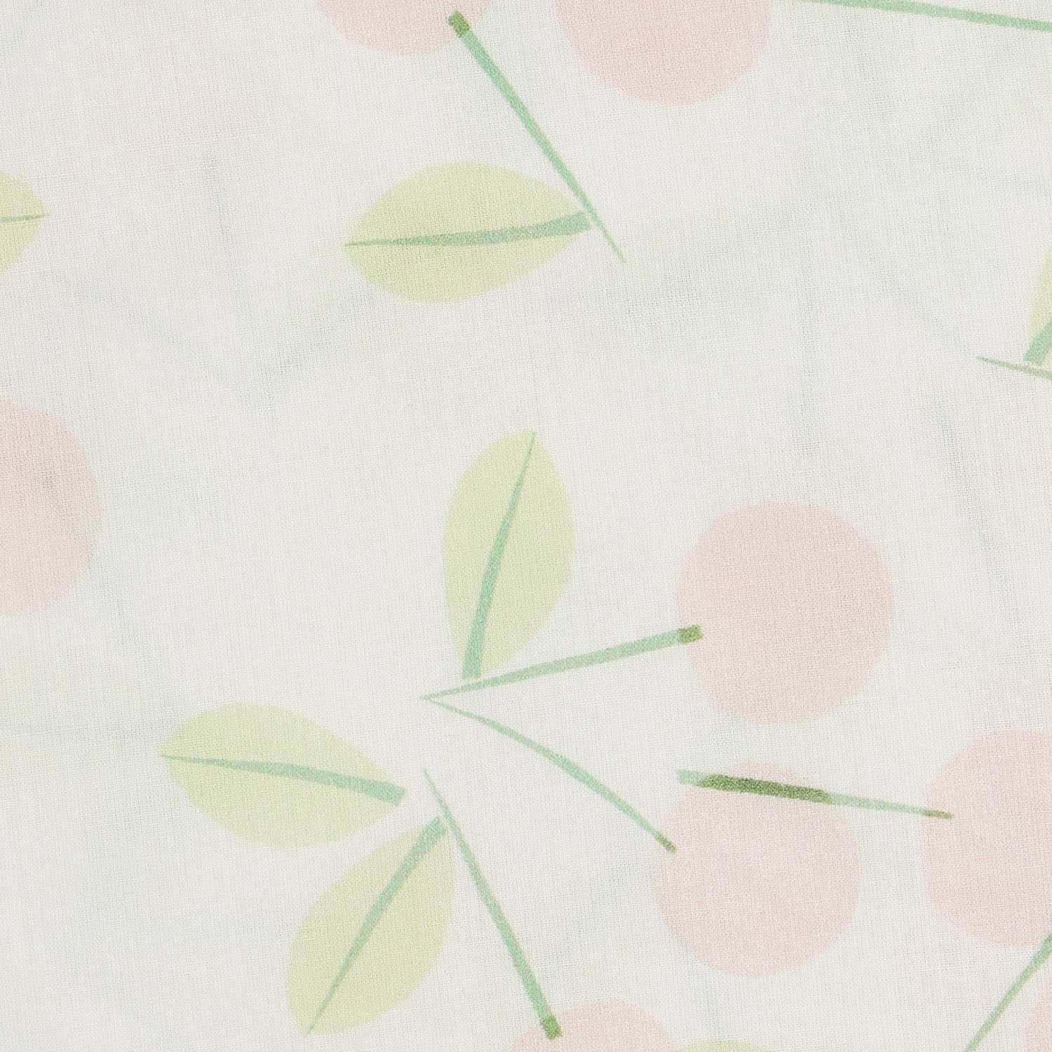 Girls White Logo Cotton Scarf