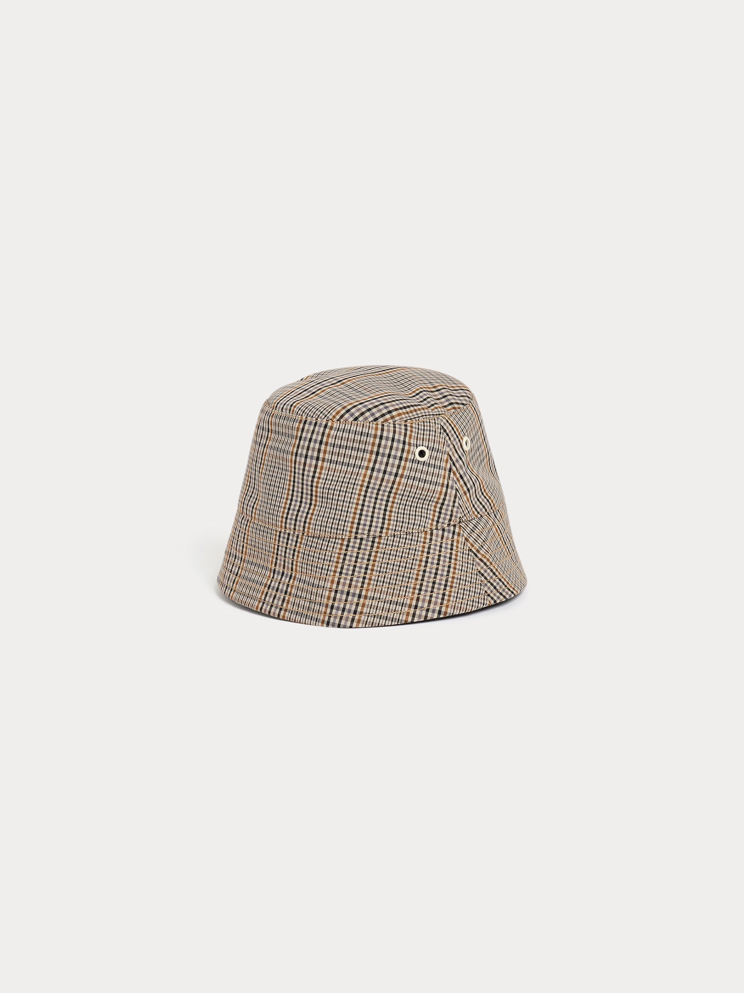 Boys & Girls Brown Check Hat