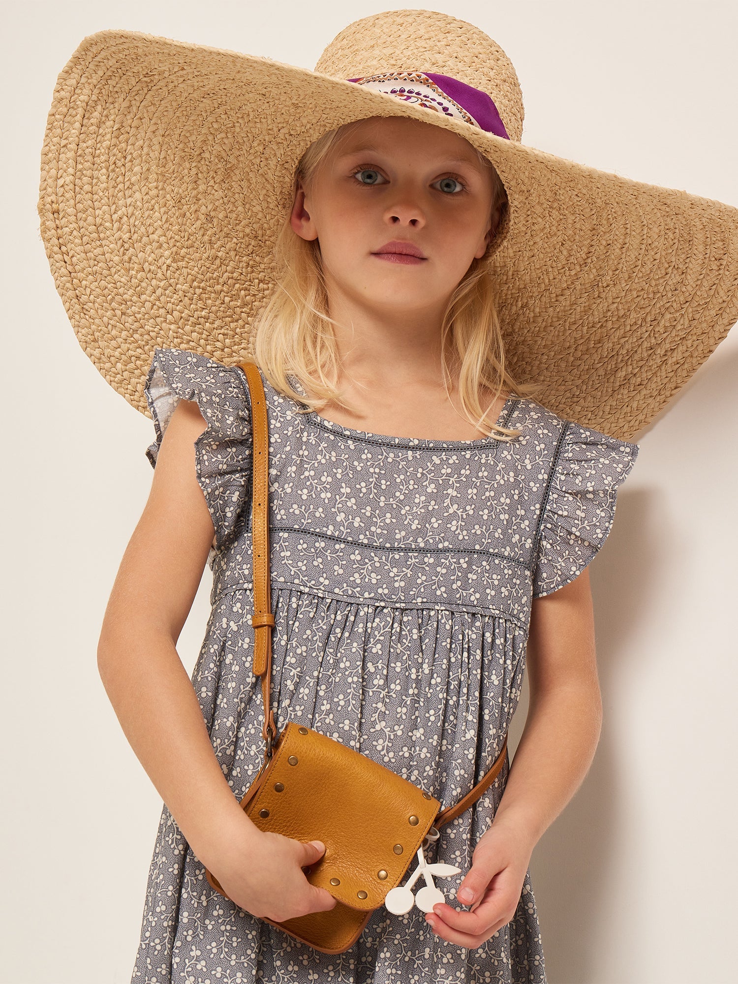 Girls Brown Shoulder Bag
