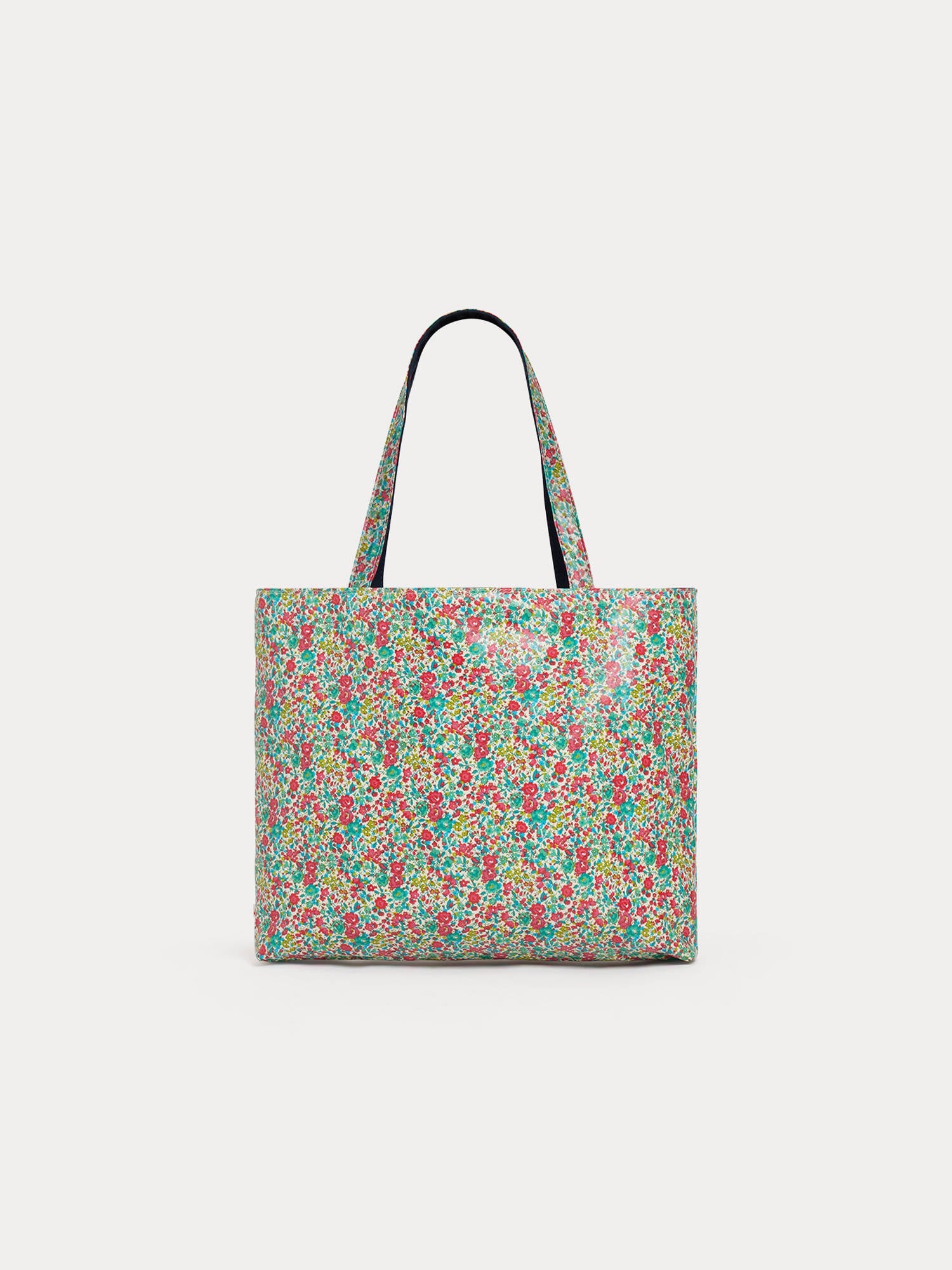 Girls Green Floral Tote Bag