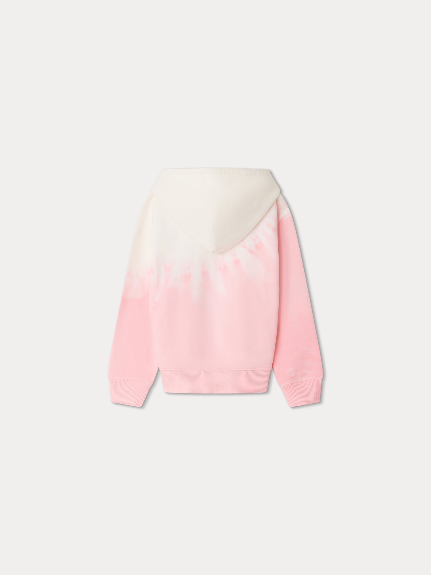 Boys & Girls Pink Logo Hooded Cotton Sweatshirt