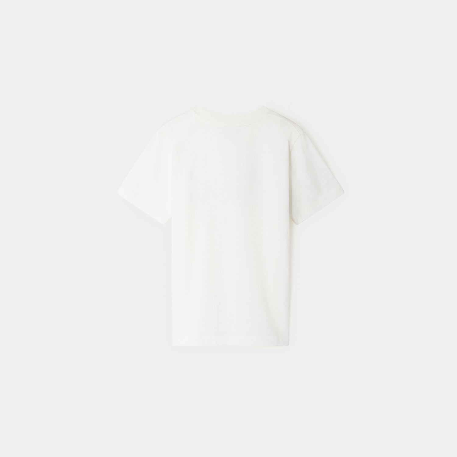 Boys White Logo Cotton T-Shirt