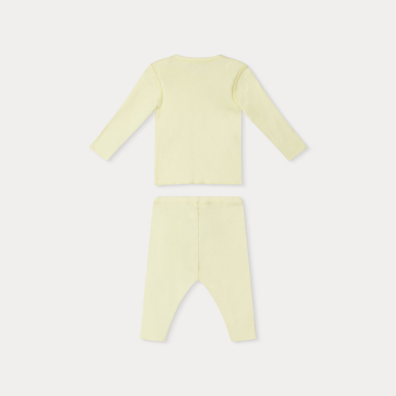 Baby Boys & Girls Yellow Cotton Set