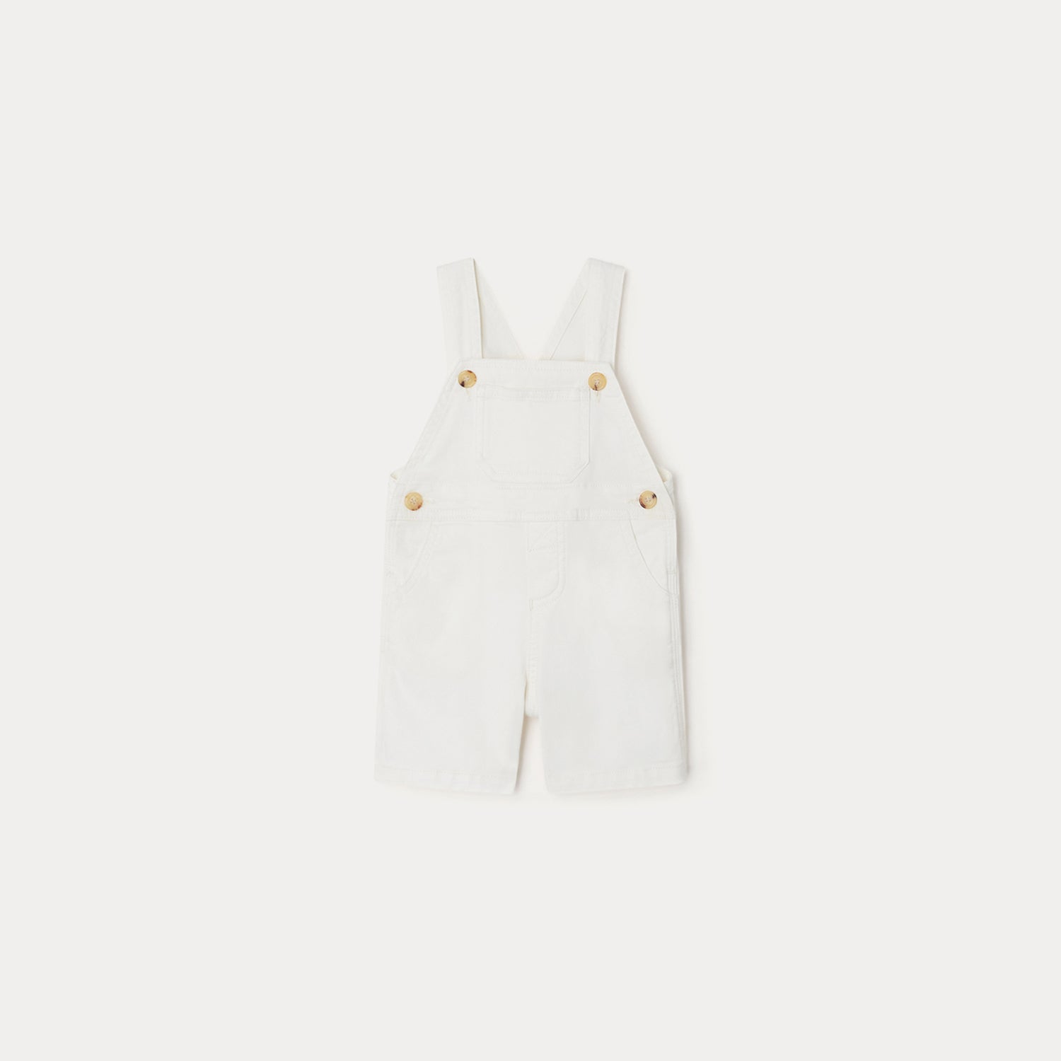 Baby Boys & Girls White Jumpsuit