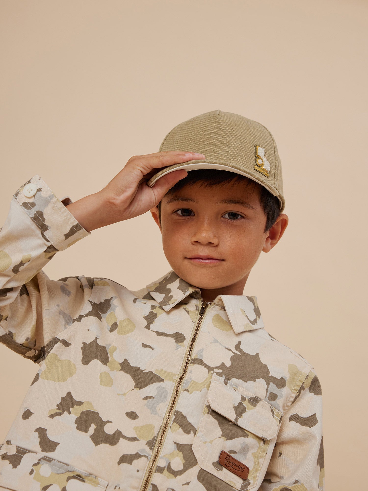 Boys Caramel Baseball Cap