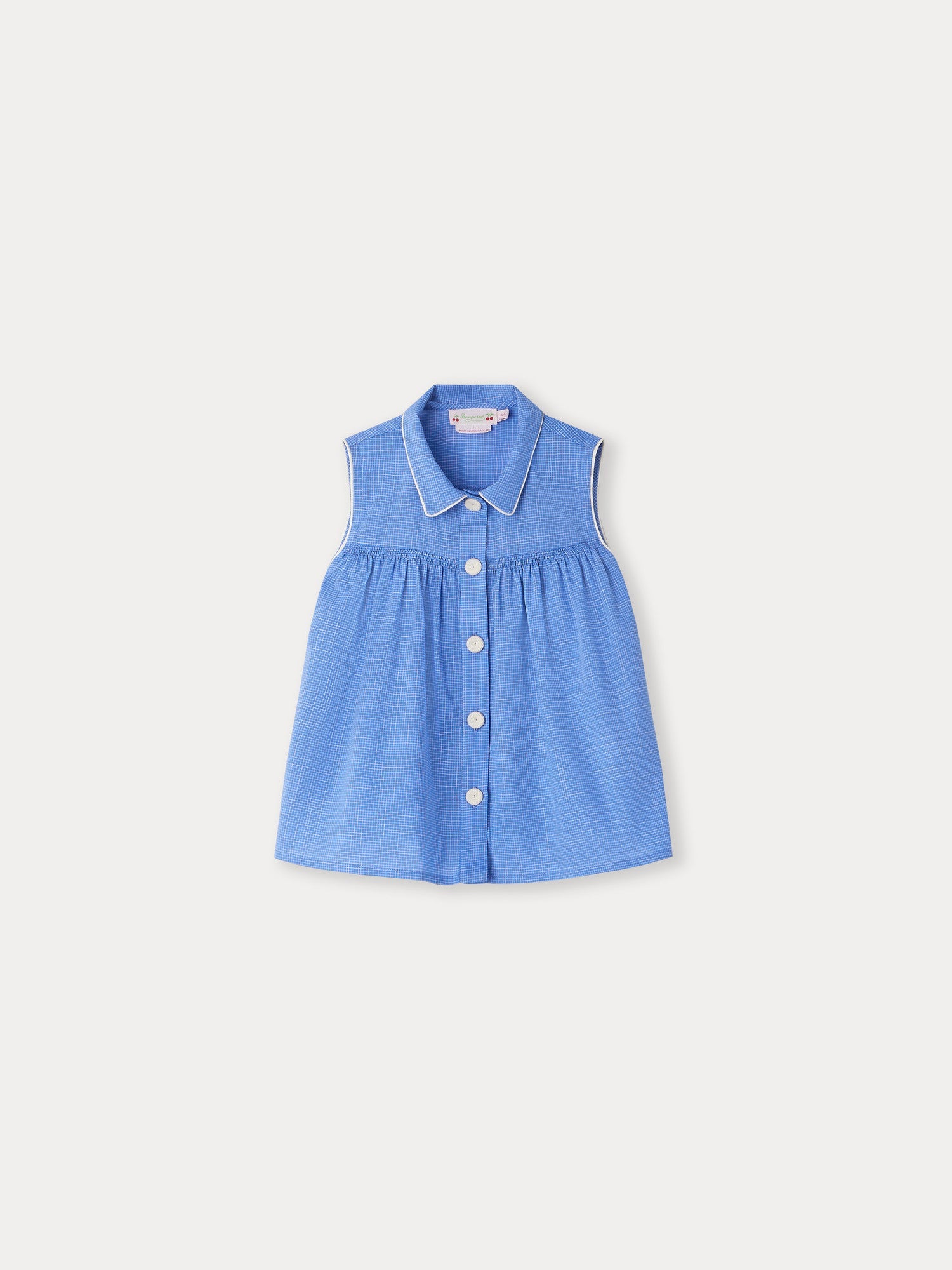 Girls Blue Cotton Top