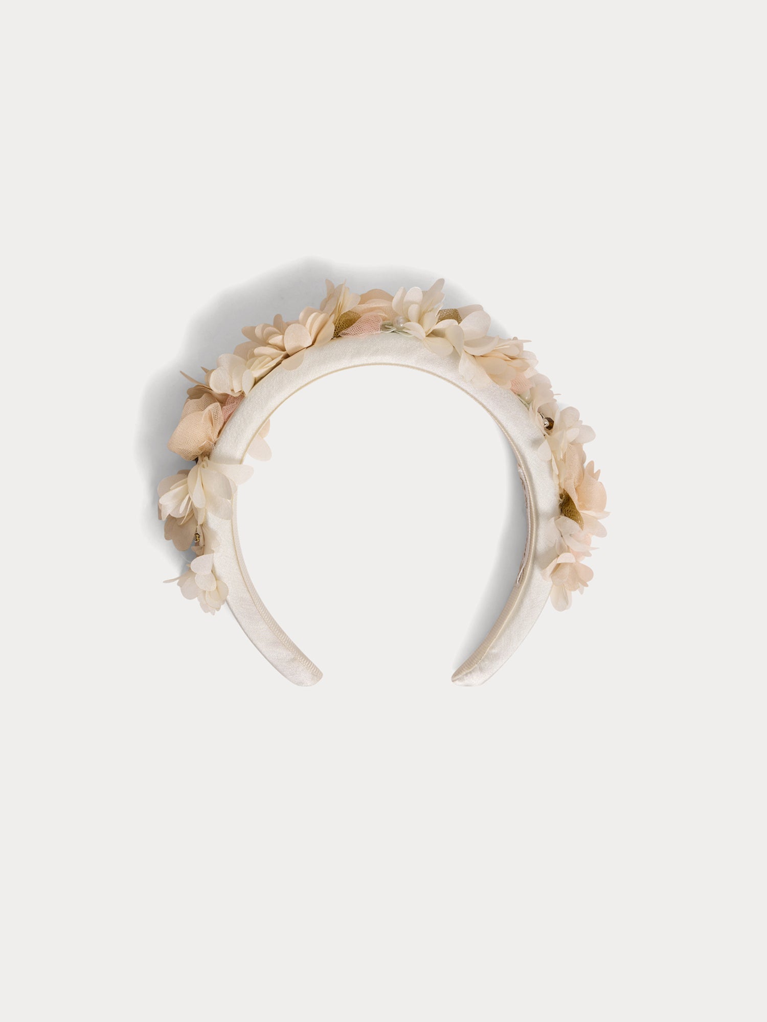 Girls White Flower Headband