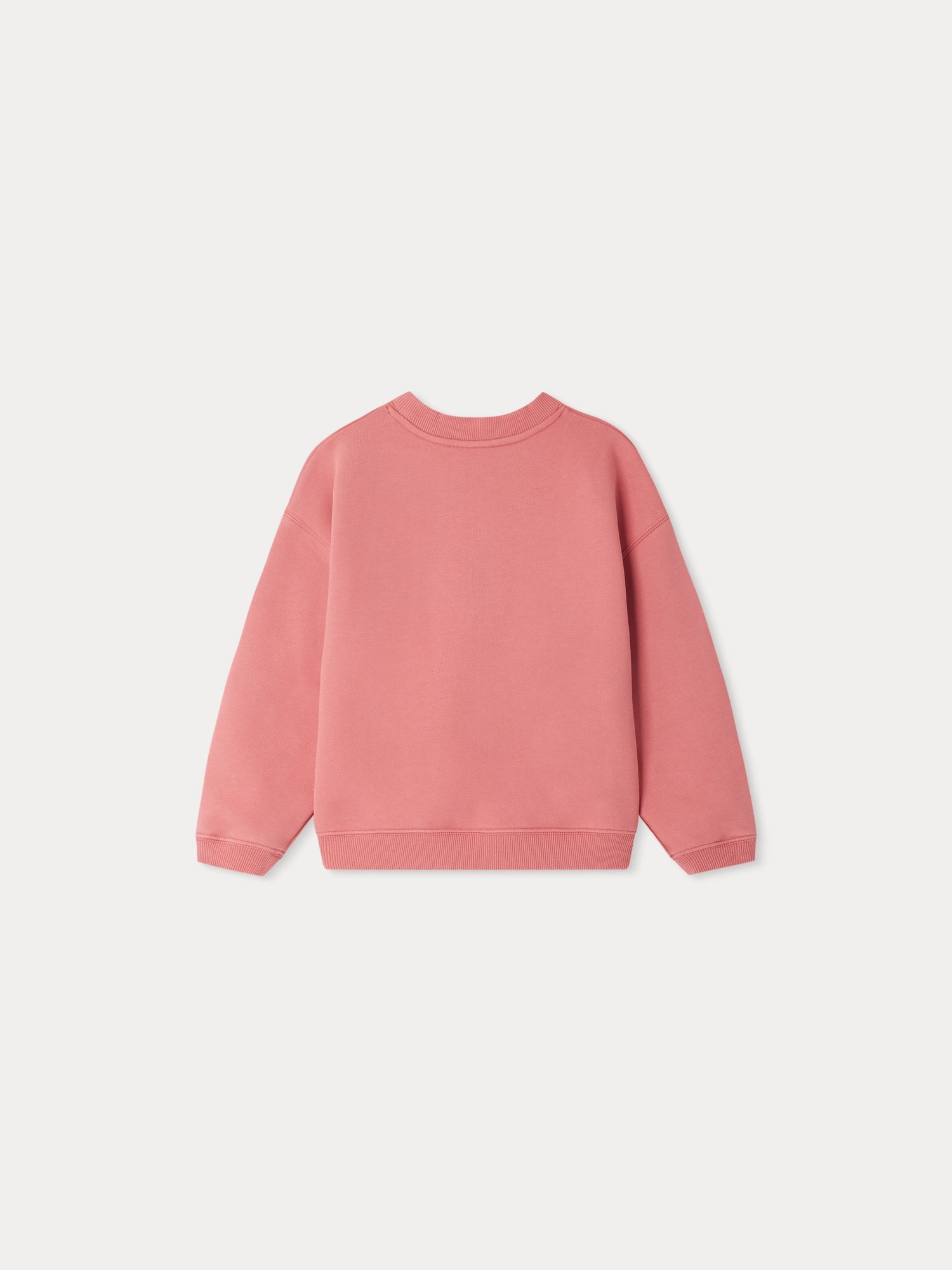 Girls Pink Cotton Sweatshirt