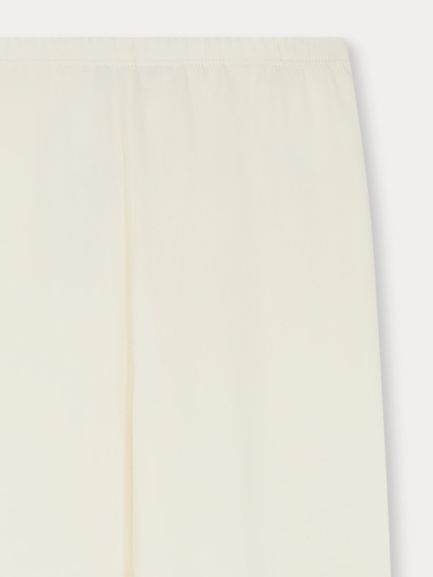 Girls Light Yellow Cotton Leggings