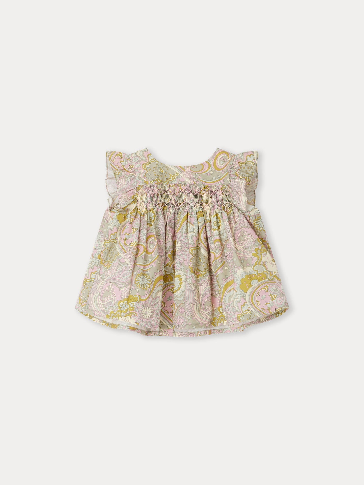 Baby Girls Multicolor Cotton Top